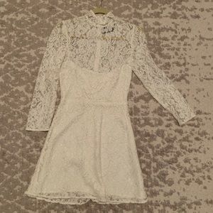 White lace dress